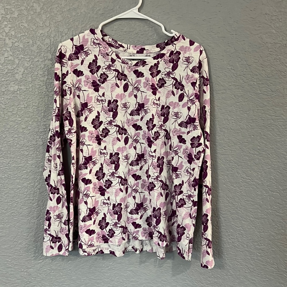 Duluth LS floral shirt, great condition - L